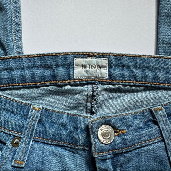 Hudson Bacara Crop Straight Cuffed Light Wash Size 27 - Picture 5 of 10